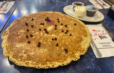 Single Golden Brown Pancake at Harold's Famous Deli