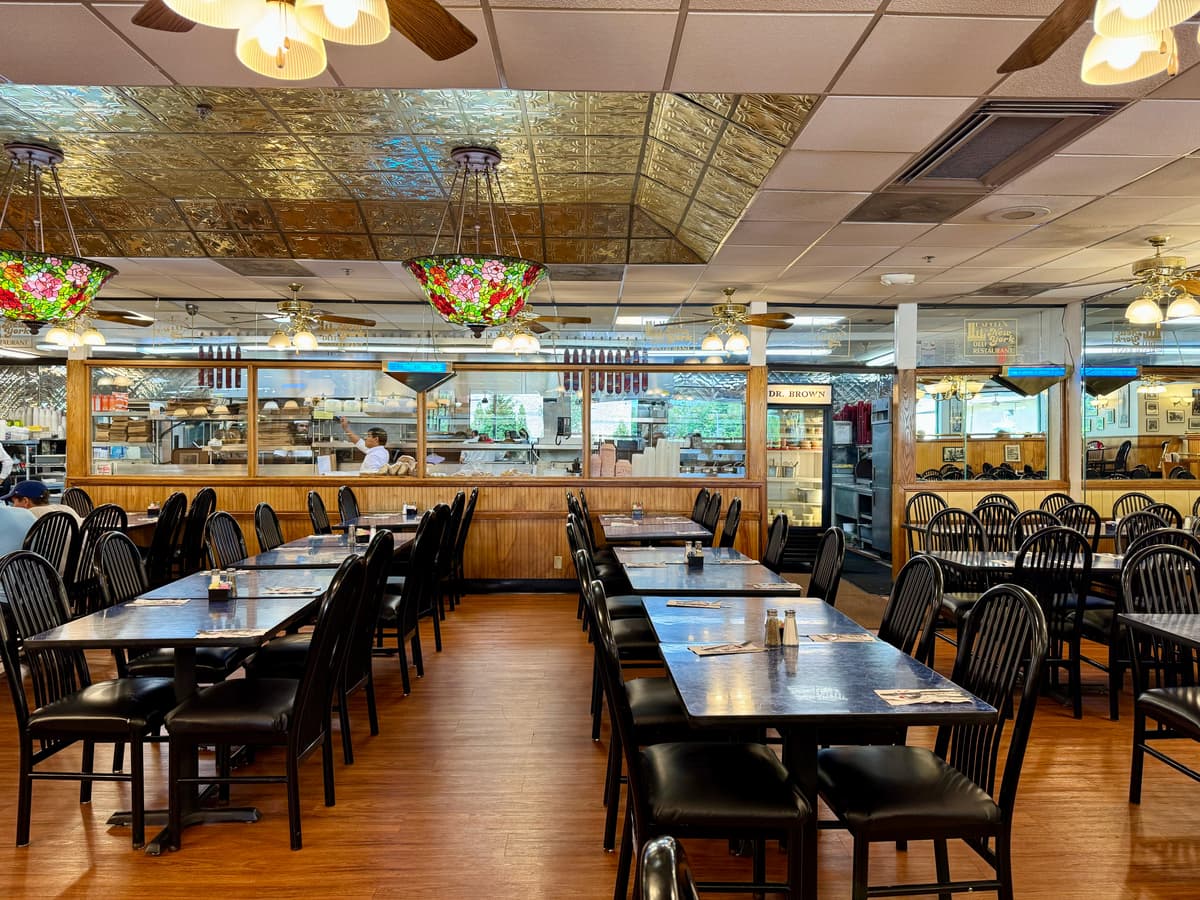 Harold's Famous Deli seating area
