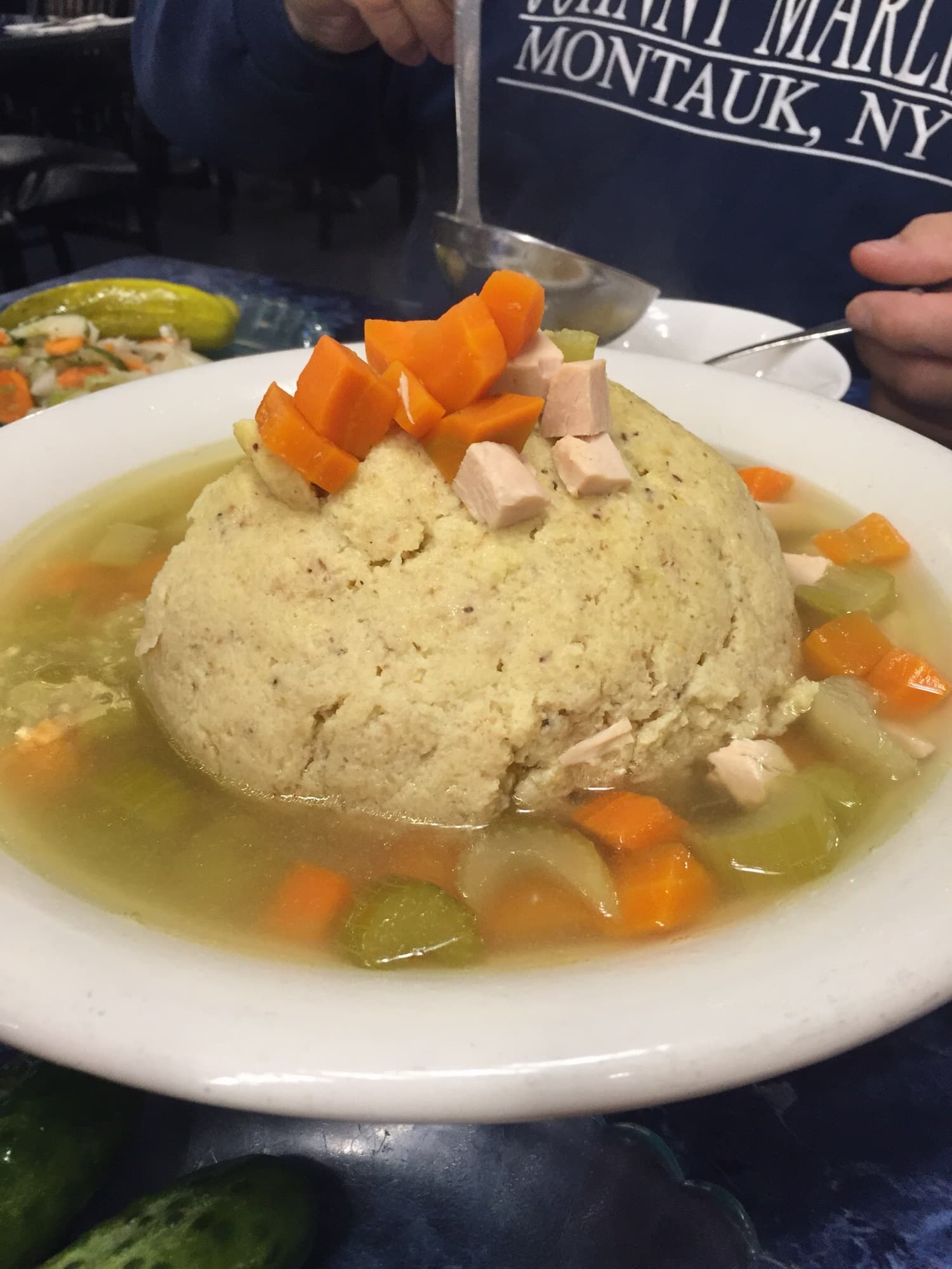 Matzo ball soup